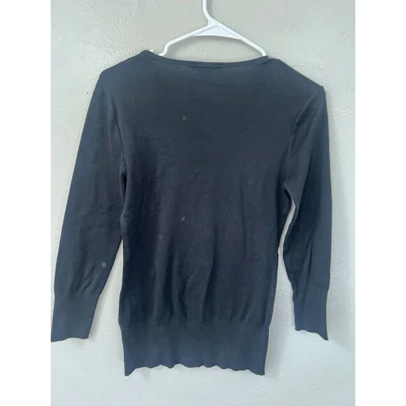 Ralph Lauren Black Label Sweater Pullover 100% Cotton Large Top Boxy Designer - Picture 5 of 5